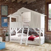 Mathy by Bols Orginal Treehouse Bunk Bed available in 3 Sizes and 26 Colours - Single
