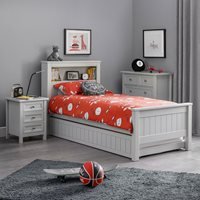 Julian Bowen Maine Bookcase Bed - Surf White