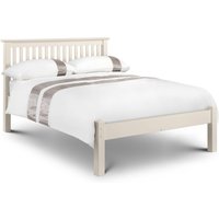 Barcelona - Double -  White Finish Solid Pine Wooden Bed Frame - Double - Happy Beds