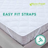 Assura Sleep Seersucker Topper With Micro-fresh Super King