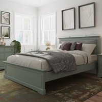 Banbury Double Bed Pine Dark Green 5 x 7ft
