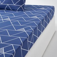 Odin Geometric 100% Cotton Fitted Sheet