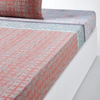 Bergame Floral 100% Cotton Flannel Fitted Sheet