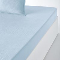 Linot 100% Washed Linen Fitted Sheet for Deep Mattresses (30cm)