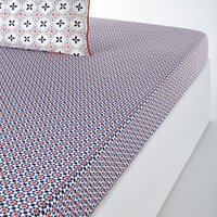 Zehia Tiled 100% Cotton Fitted Sheet
