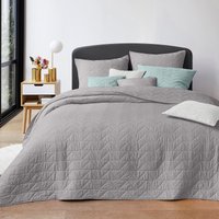 ZIG ZAG SCENARIO Quilted Cotton Bedspread