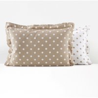 Clarisse Polka Dot 100% Cotton Flannel Pillowcase