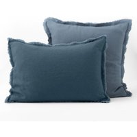 Alhanasia Double Fringe 100% Washed Linen Pillowcase