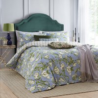 Albera Floral Duvet Cover Set French Blue, French Blue / Double
