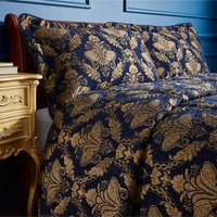 Shiraz Traditional Jacquard Pillow Sham Navy