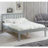 Kingston - King Size - Grey - Wood - 5ft - Happy Beds