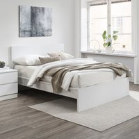 Oslo - King Size - Low Foot-End Bed - White - Wooden - 5ft - Happy Beds