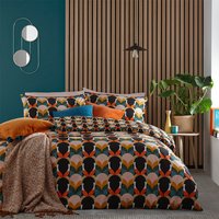 Raeya Art Deco Duvet Cover Set Multicolour, Multicolour / King