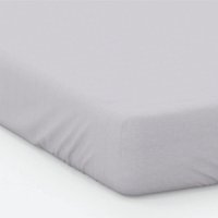 200 Thread Count Cotton Percale Fitted Bed Sheet Cloud, Cloud / King / Standard Fit (30cm / 12")