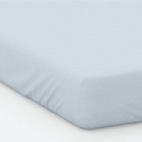 200 Thread Count Cotton Percale Fitted Bed Sheet Duck Egg, Duck Egg / Super King / Deep Fit (38cm / 15")