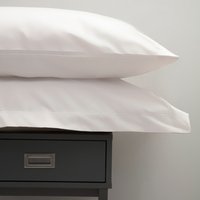 200 Thread Count Egyptian Cotton Oxford Pillowcase White