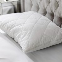 Antibacterial Pillow Protector White, White / Standard (Single Unit) / Standard