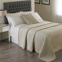Brooklands Bedspread Champagne, Champagne / 240 x 250cm