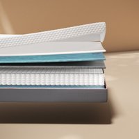 Gemma - Double - Premium Hybrid 1000 Pocket Spring Memory Foam Mattress - Fabric/Foam - 4ft6 - Happy Beds