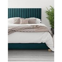 Aspire Grant Ottoman Storage Bed Frame With Padded Headboard