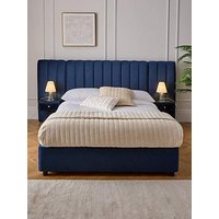 Very Home Amaya Bed With Side Tables And Mattress Options (Buy & Save!) - Blue - Fsc&Reg; Certified - Bed Frame Only
